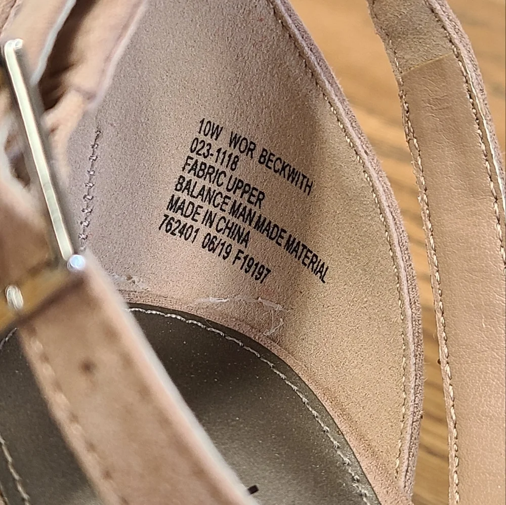 Worthington Ankle Wrap Sandal 10 - Picture 8 of 8